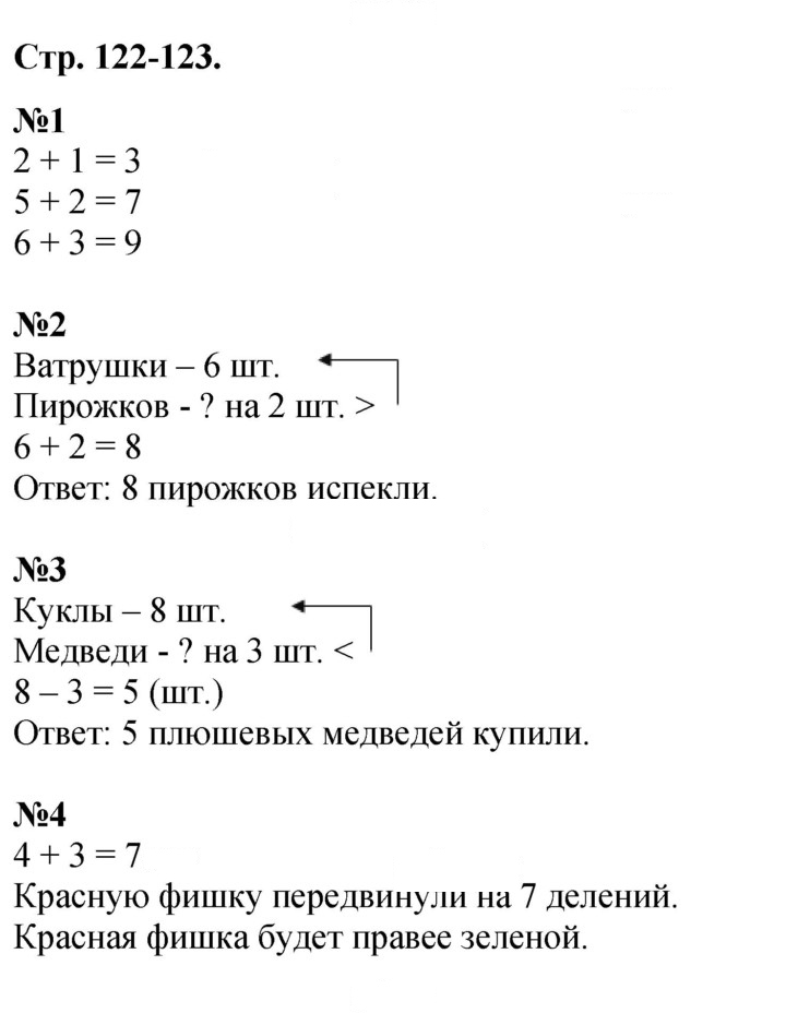 Скан решения номера 122