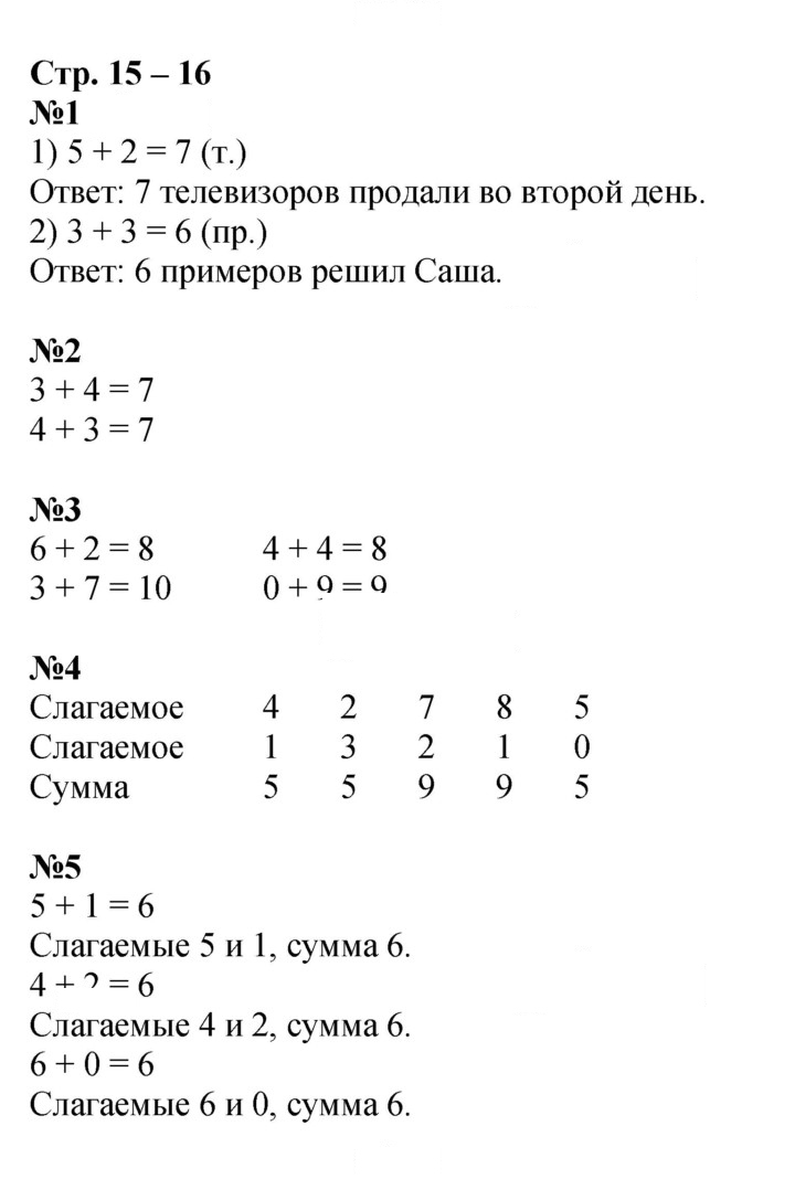 Скан решения номера 15