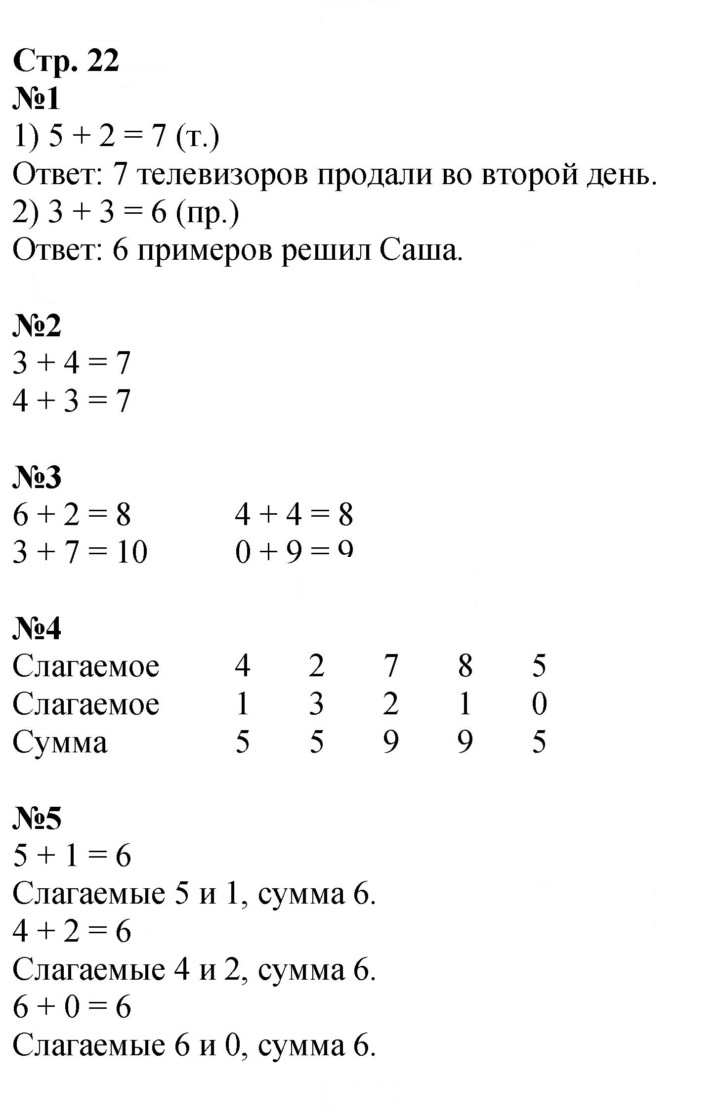 Скан решения номера 22