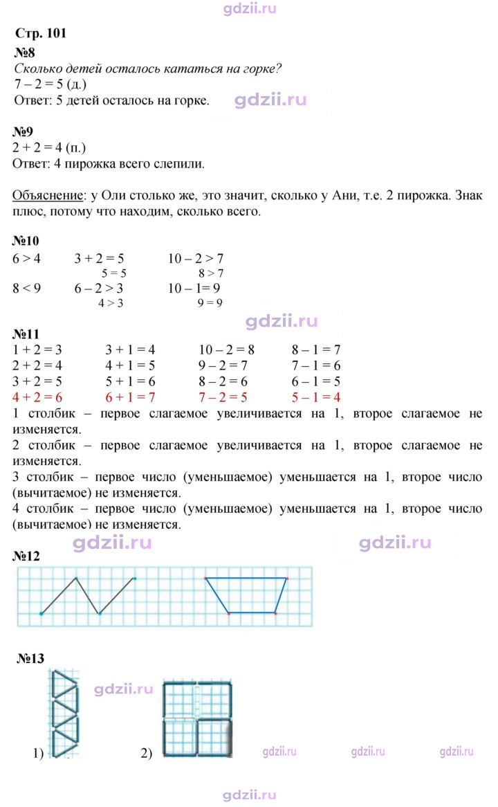 Скан решения номера 101