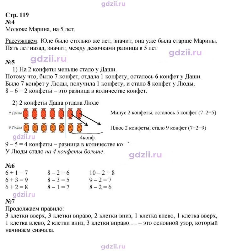 Скан решения номера 119
