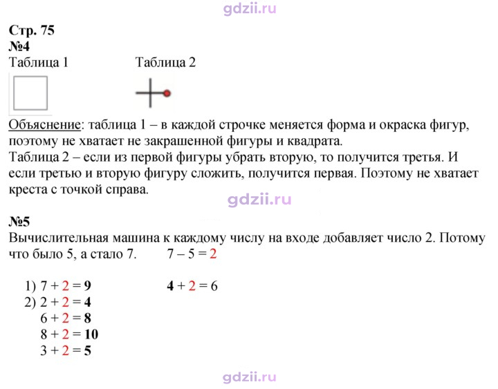 Скан решения номера 75