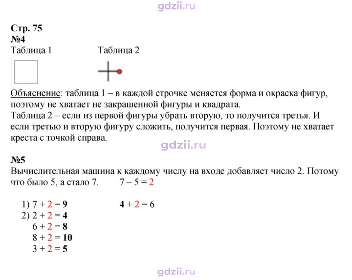 Скан решения номера 75