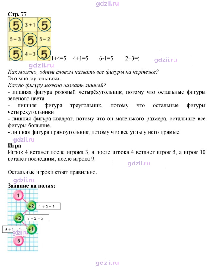 Скан решения номера 77