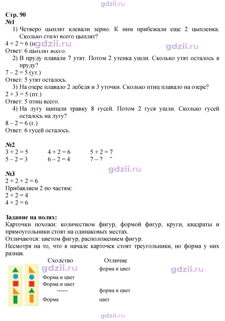 Скан решения номера 90