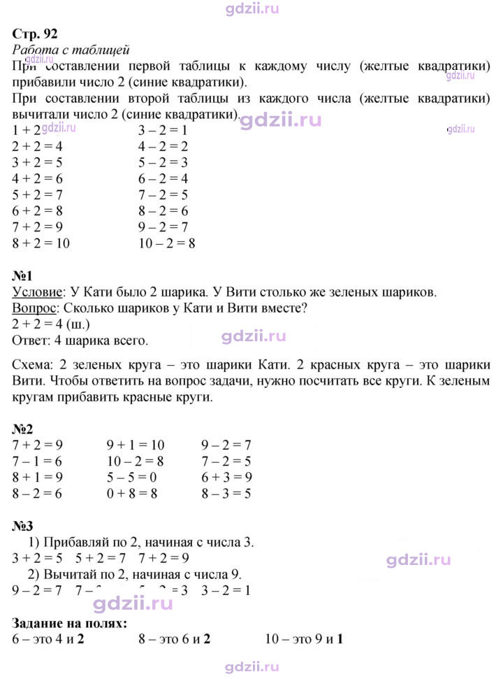 Скан решения номера 92