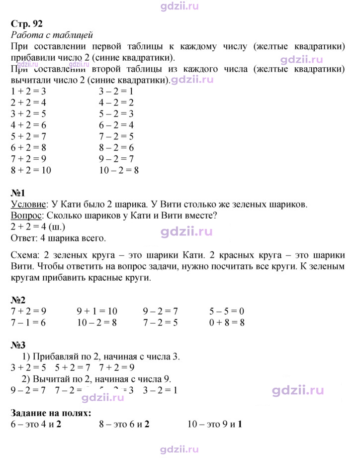 Скан решения номера 92