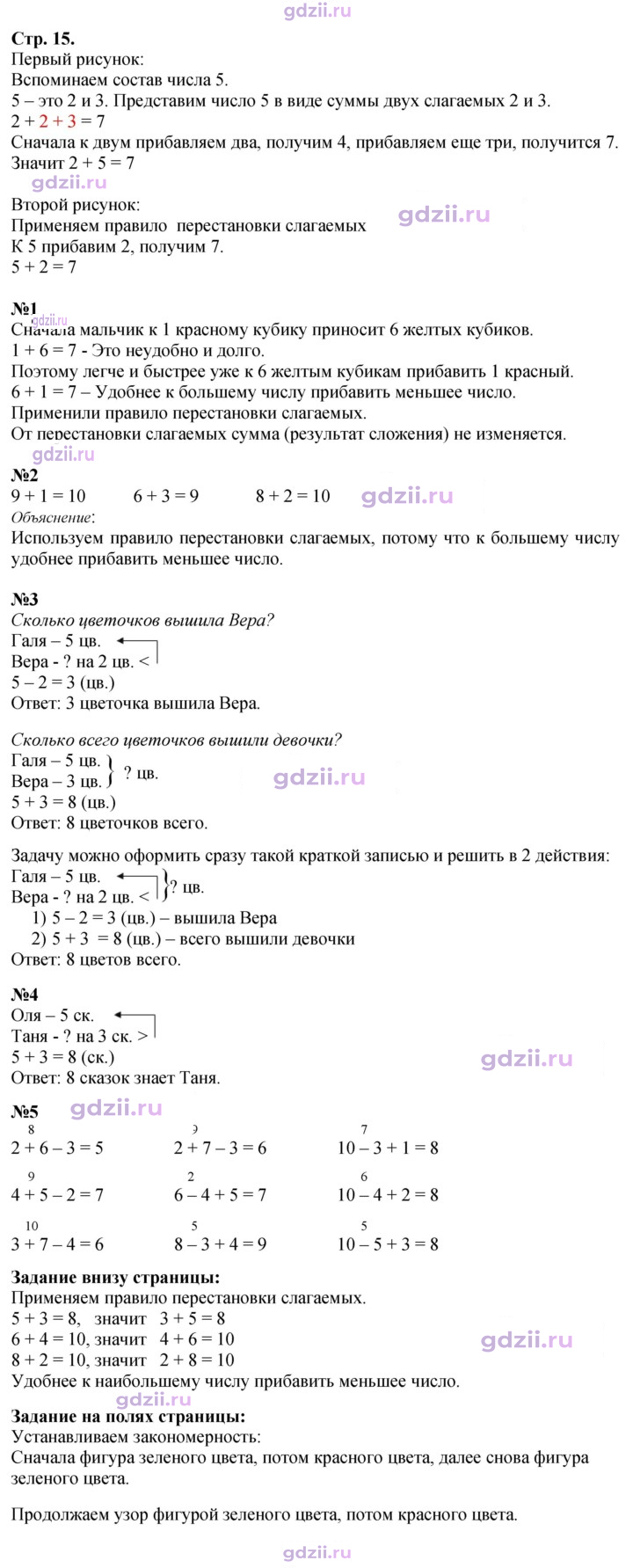 Скан решения номера 15