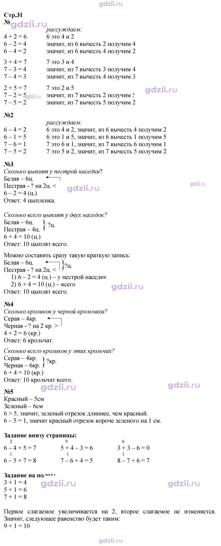 Скан решения номера 31