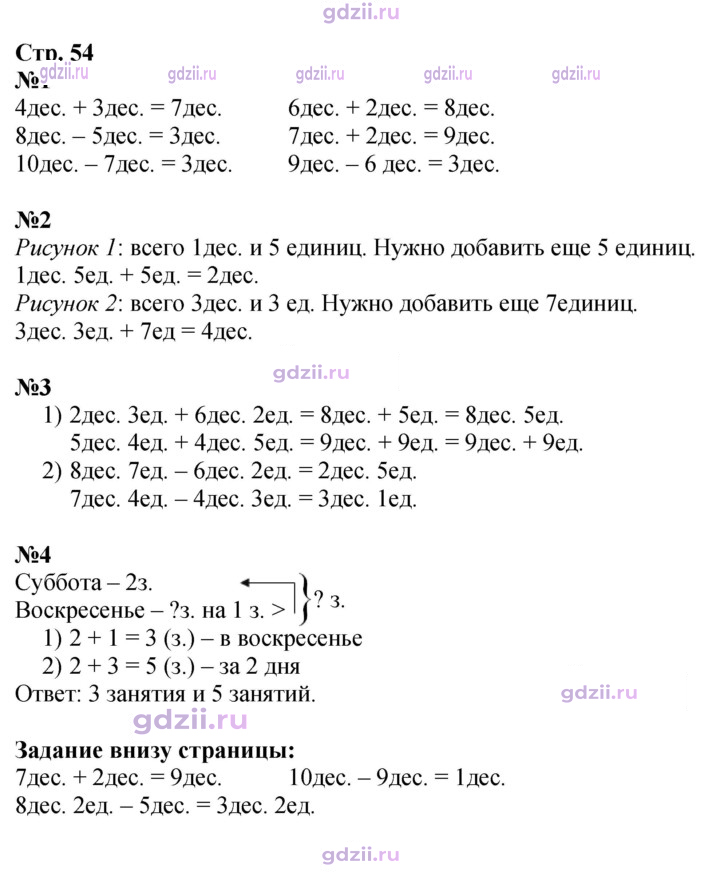 Скан решения номера 54