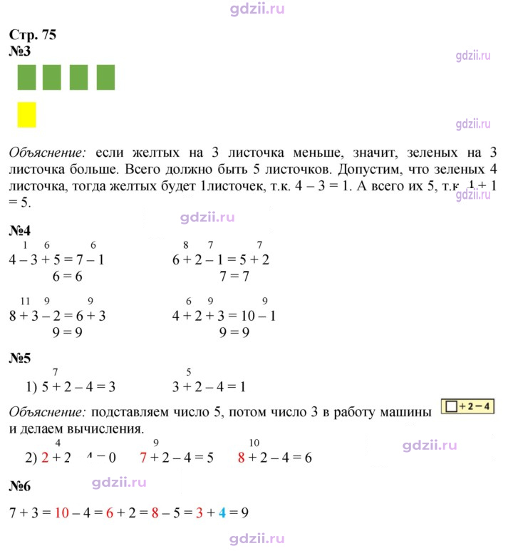 Скан решения номера 75