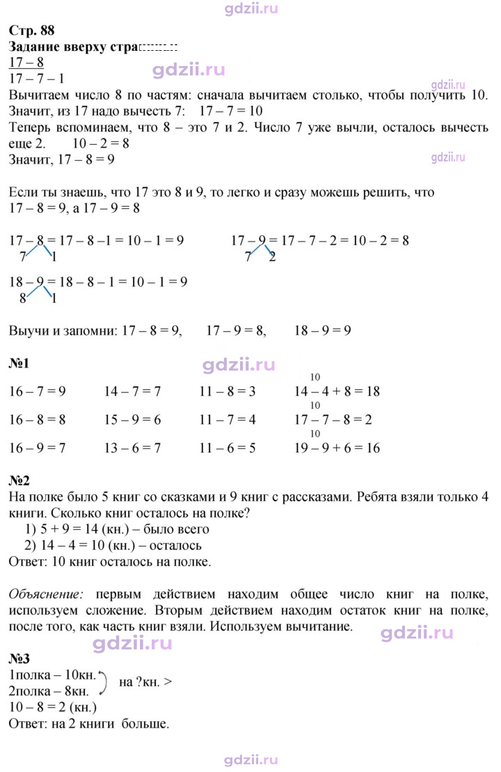 Скан решения номера 88