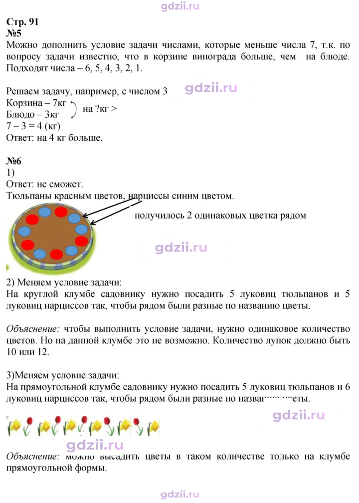 Скан решения номера 91