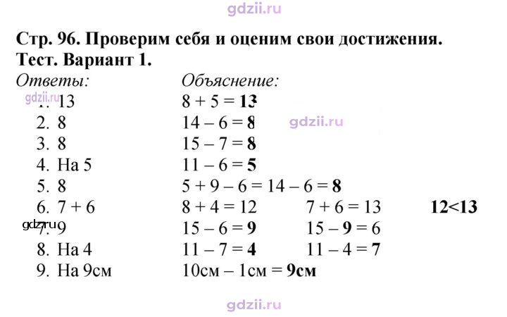 Скан решения номера 96