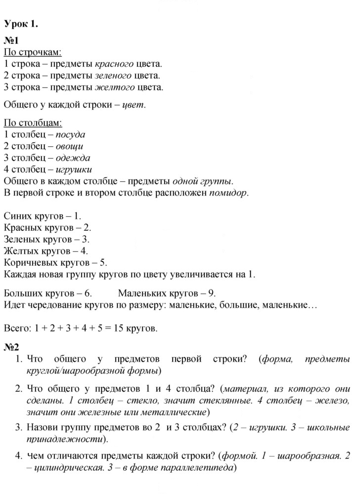 Скан решения номера Урок 1