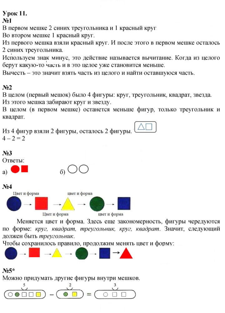 Скан решения номера Урок 11
