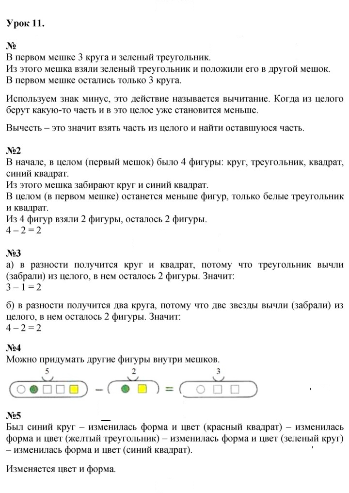 Скан решения номера Урок 11