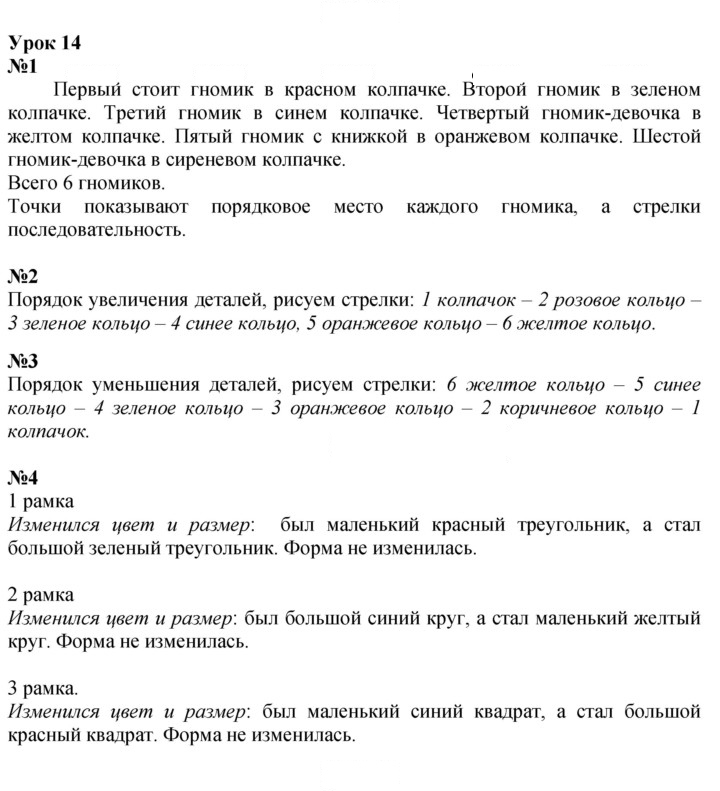 Скан решения номера Урок 14