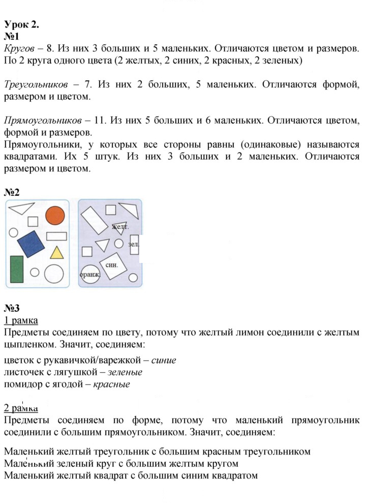 Скан решения номера Урок 2