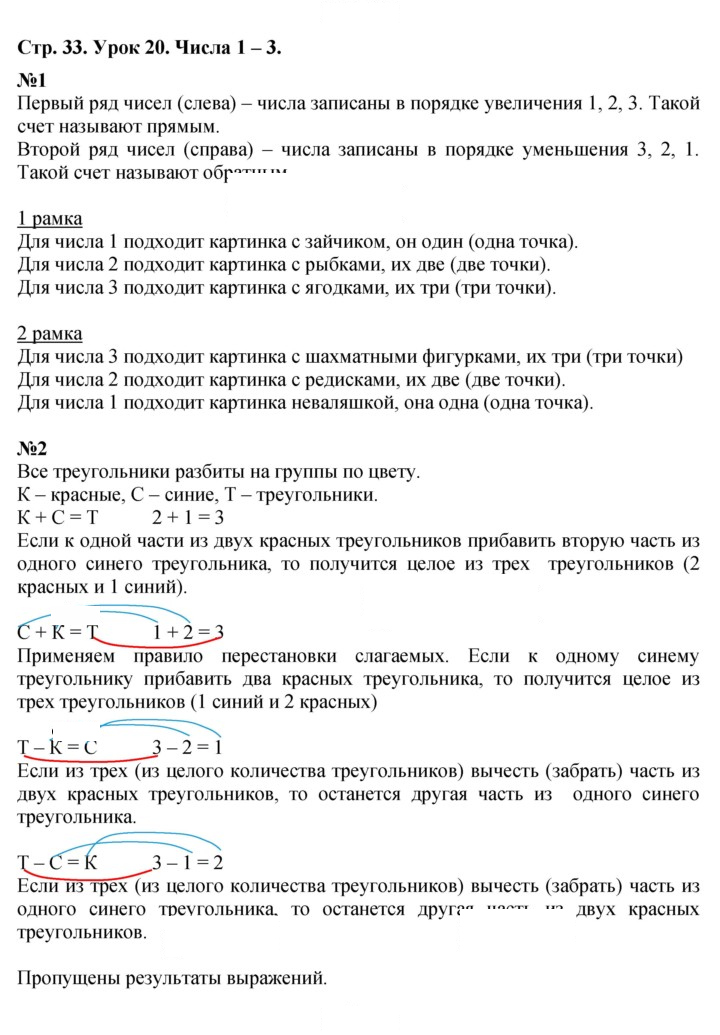 Скан решения номера Урок 20