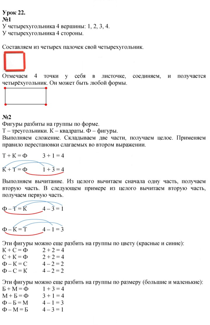 Скан решения номера Урок 22