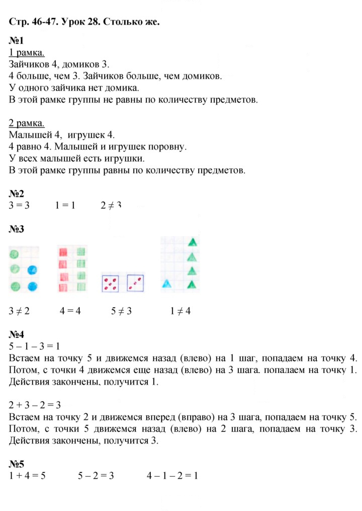 Скан решения номера Урок 28