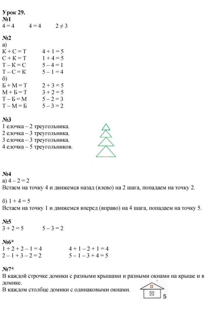 Скан решения номера Урок 29