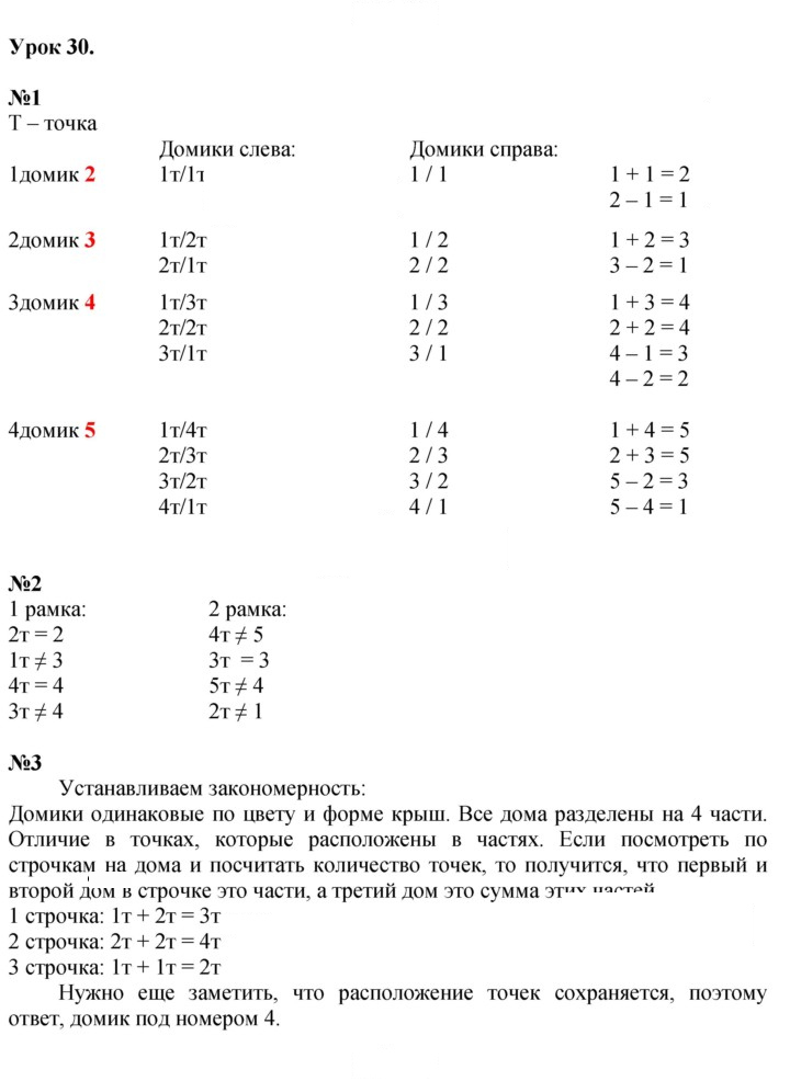 Скан решения номера Урок 30