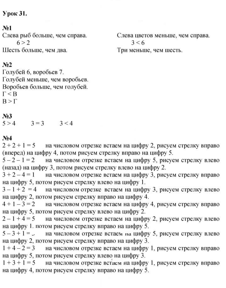 Скан решения номера Урок 31