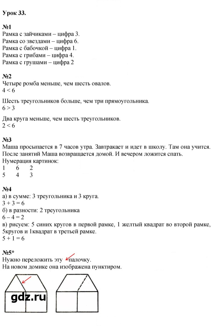 Скан решения номера Урок 33