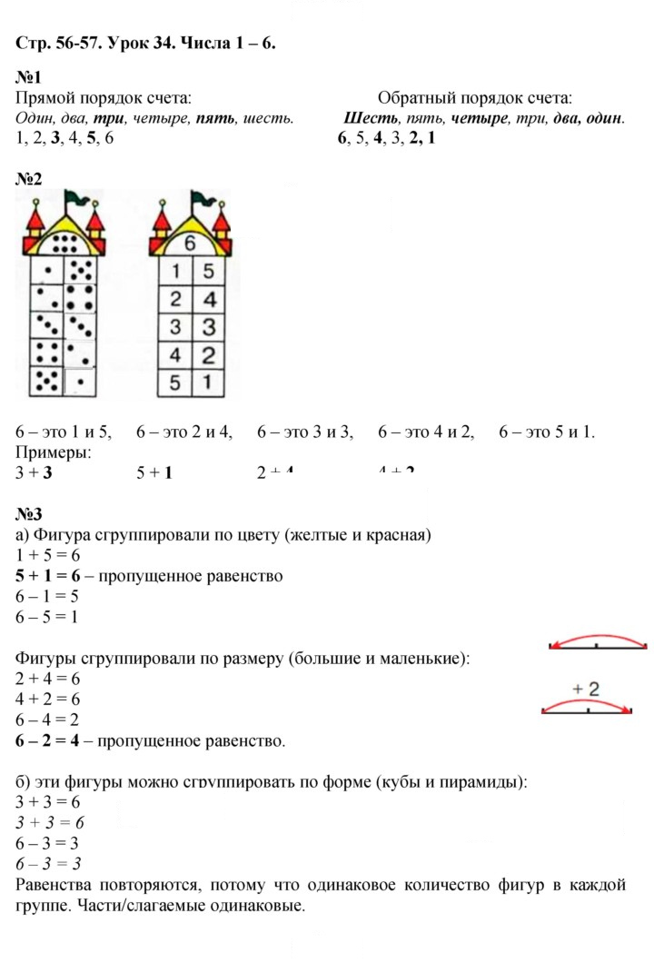 Скан решения номера Урок 34