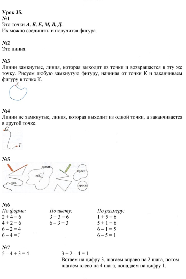 Скан решения номера Урок 35