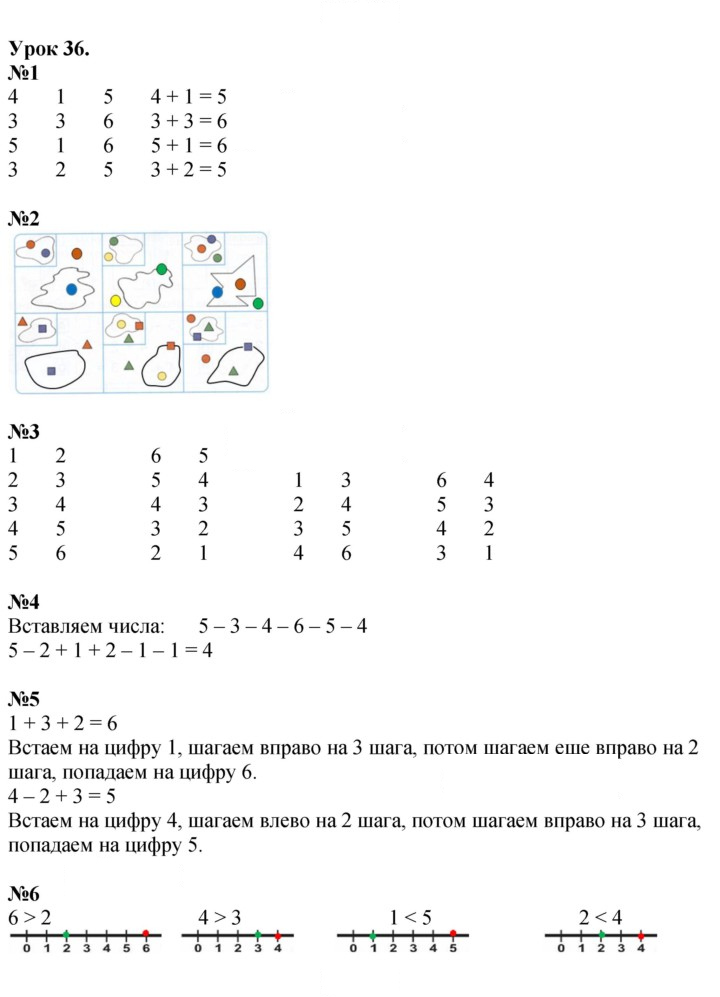 Скан решения номера Урок 36