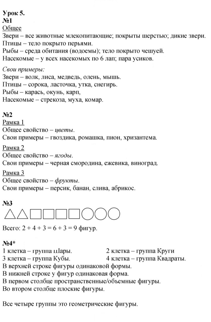 Скан решения номера Урок 5