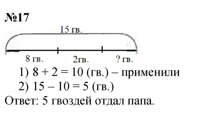 Скан решения номера 17
