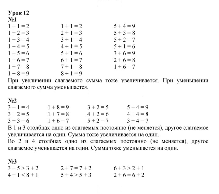 Скан решения номера Урок 12