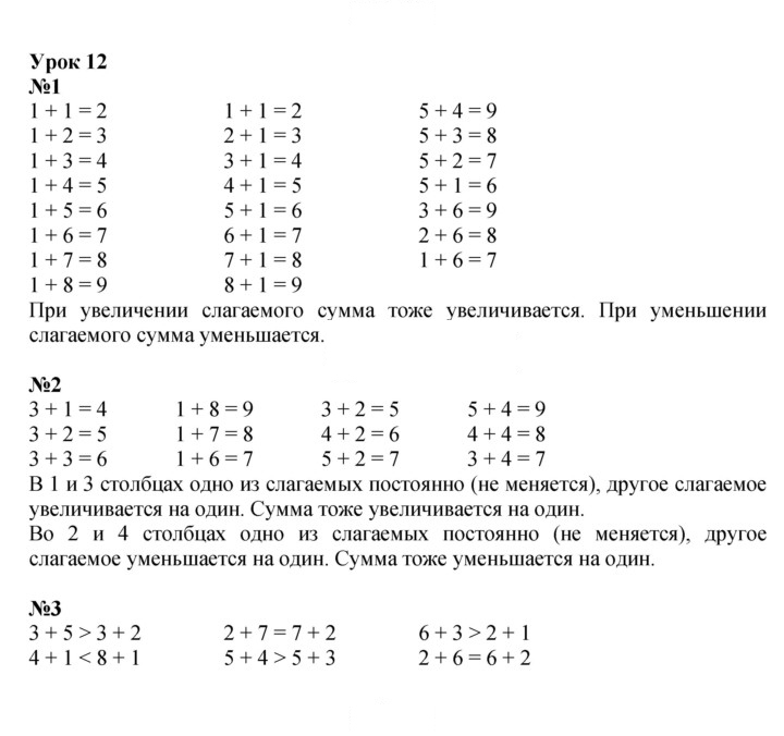 Скан решения номера Урок 12