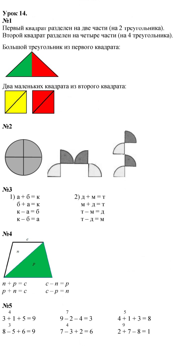 Скан решения номера Урок 14
