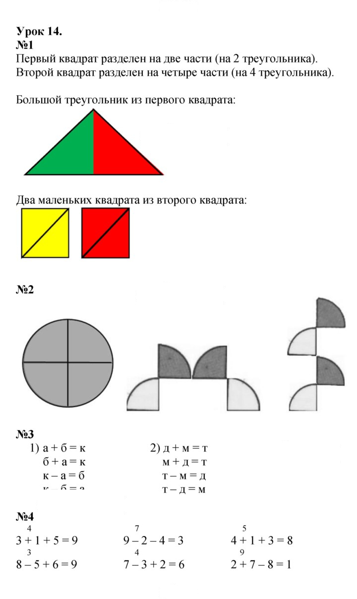 Скан решения номера Урок 14