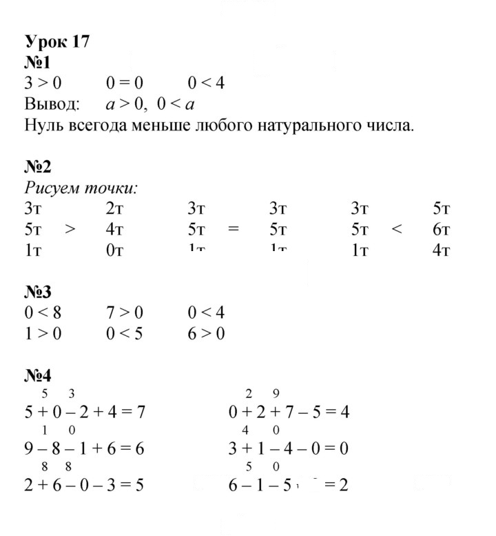 Скан решения номера Урок 17