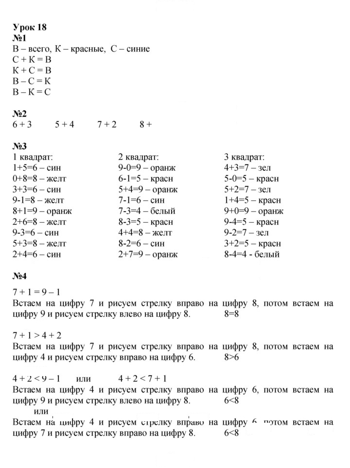 Скан решения номера Урок 18