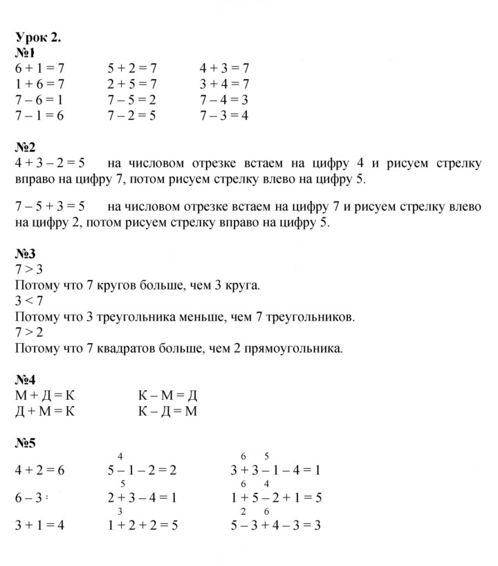 Скан решения номера Урок 2