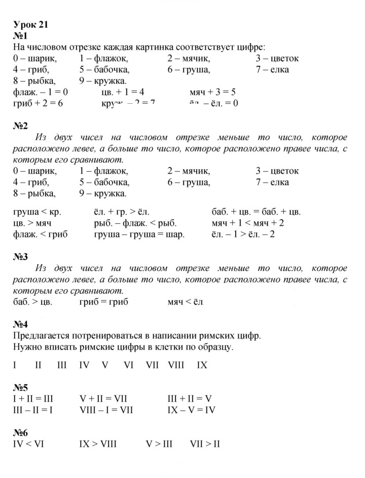 Скан решения номера Урок 21