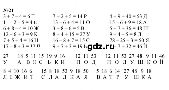 Скан решения номера 21