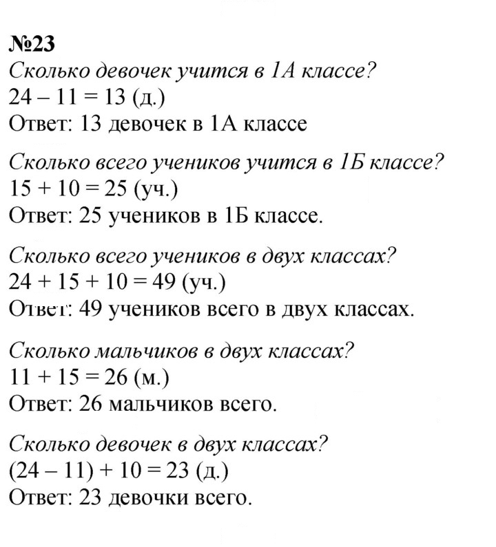 Скан решения номера 23