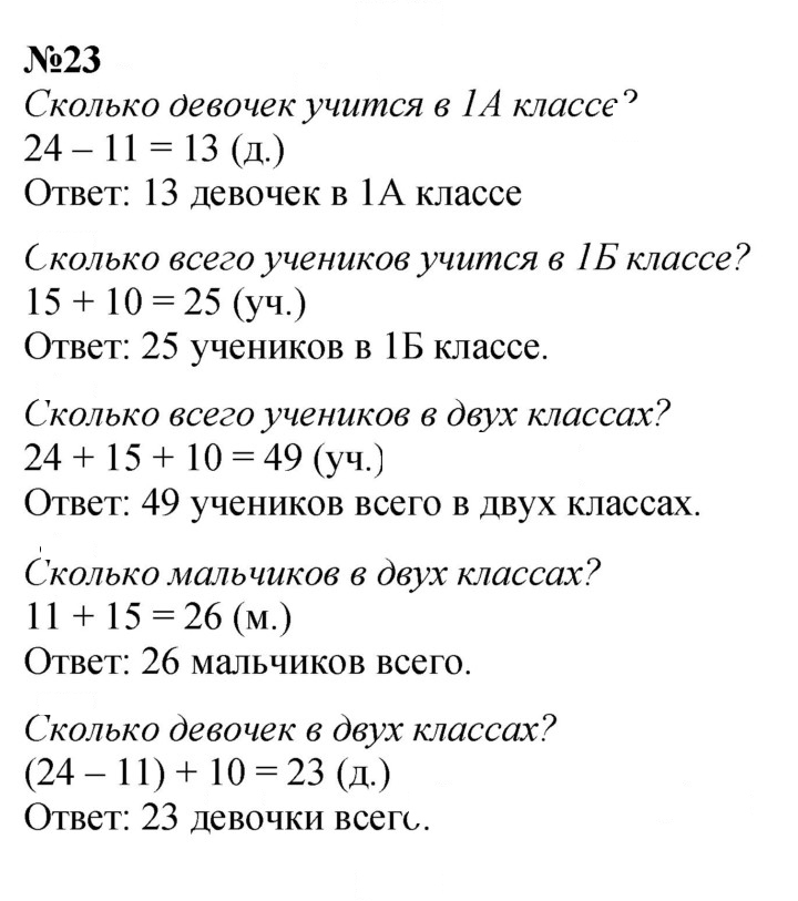 Скан решения номера 23