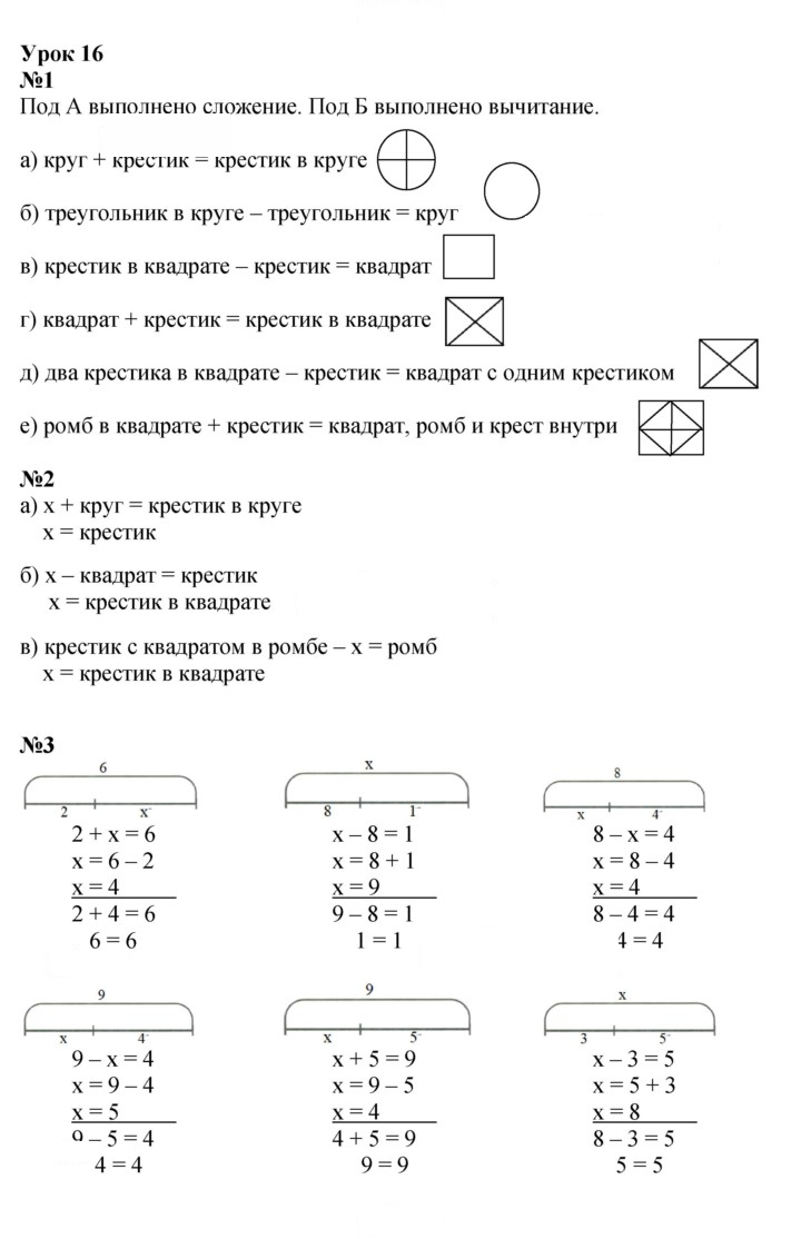 Скан решения номера Урок 16