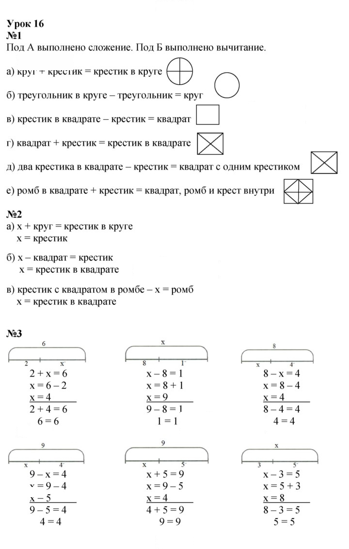 Скан решения номера Урок 16