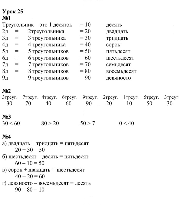 Скан решения номера Урок 25