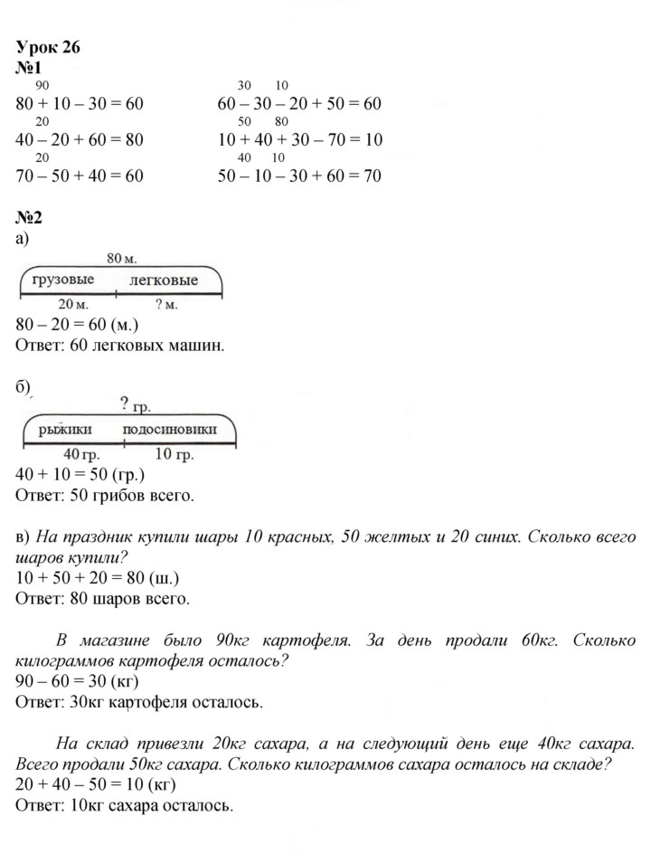 Скан решения номера Урок 26